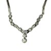 Elegant 18K White Gold Diamond Necklace